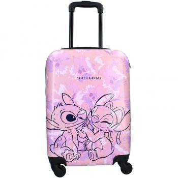 Maleta Cabina Stich y Angel Ohana Forever