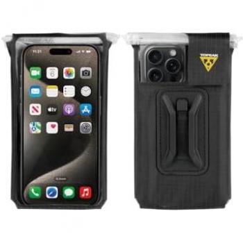 Funda Impermeable para Smartphone Topeak Drybag Grande hasta 6.9 con sistema QuickClick, color negro