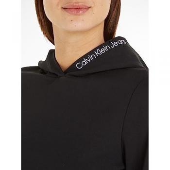 Calvin Klein Milano Women's Black Hoodie - Comfortable and Elegant