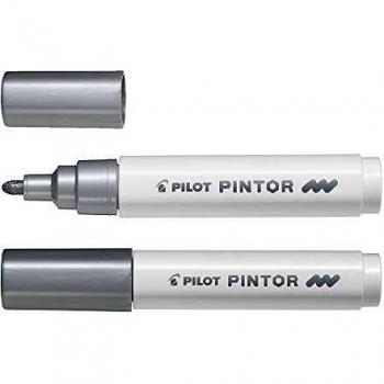 Rotulador Pilot Pintor Plata Punta Media 4.5mm