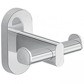 Gedy 53261300200 Percha Doble, Cromado Brillo