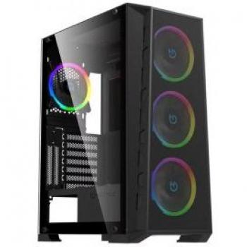 Caja Gaming Semitorre Hiditec MH12 Metal Mesh ARGB USB 3.1 Type-C