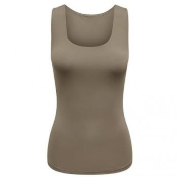 Only Lea Women's 2-Way Brown Tank Top