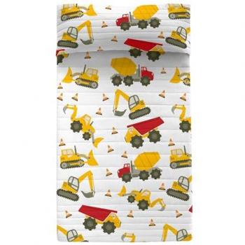 Colcha Machinery Happyfriday 100% Algodón Multicolor 200x260 cm (Cama 105) - Fabricado en España