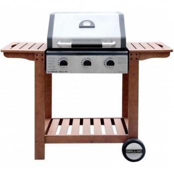 Fraschetti - Barbacoa De Gas 3 Quemadores 10,8 Kw Duo