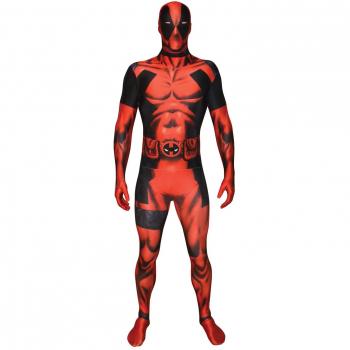 Disfraz Morphsuit Deadpool Clásico Original Licenciado - Talla XL