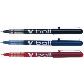 Pilot 130300300 V-Ball - Rotulador, colores variados, 3 unidades