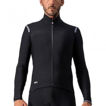 Maillot Castelli Tutto Nano RoS Negro Manga Larga XL Resistente al Agua