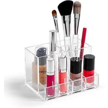 Plastic Forte Organizador Cosmética Nº5, Acrílico, 6 Compartments Holder Medium