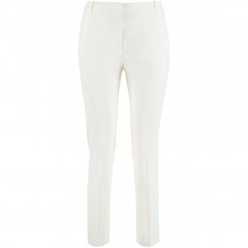 Pinko Women's Bello Slim Cigarette Trousers in White | Size 44 | 100155A0IM Color Z15