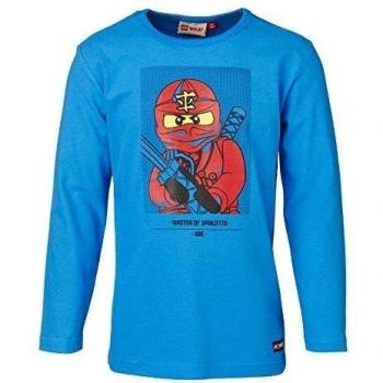 Lego Wear Lego Ninjago Tony 104 - Langarmshirt-Camiseta de manga larga  Niñas    Blau