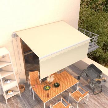 Tienda Retráctil Automática con Volante 3x2,5m Color Crema