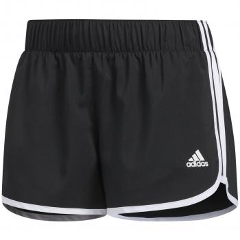 adidas CE2014 Pantalón Corto, Mujer, Negro / Blanco, L