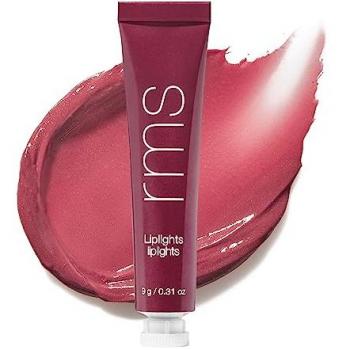 RMS Beauty Liplights Cream Lip Gloss - Rhythm 9 g, Kissable cranberry shade