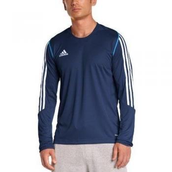 adidas Trainingsshirt T12 CC Long Sleev Tee - Camiseta de running para hombre, color azul, talla L