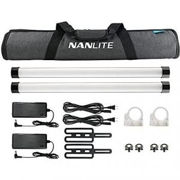 Kit Doble Nanlite Pavotube II 15X RGBWW con Batería