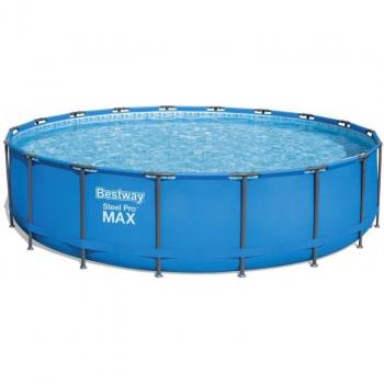 Piscina Redonda Con Depuradora Estructura Metálica Ø 549x122 cm