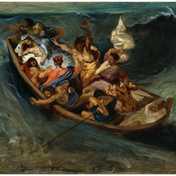 Puzzle de Arte Grafika Cristo en la Tormenta en el Mar - 1500 Piezas