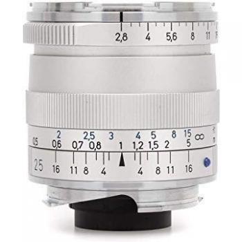 Carl Zeiss 1365-652 Telemetric Lens for LEICA M Mount Biogon T 2.8/25 ZM Silver