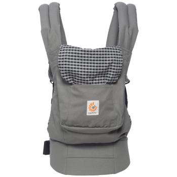 Ergobaby Original - Mochila portabebés, color gris vichy