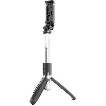 Trípode/Palo Selfie Inalámbrico Bluetooth 4 en 1 Extensible Plegable Monopiés para Teléfonos Inteligentes y Cámara de Acción GoPro