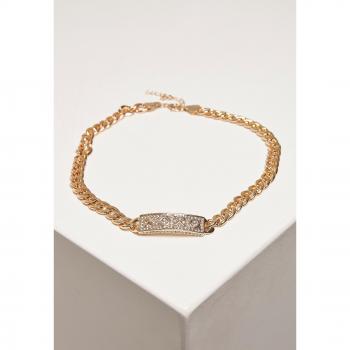 Urban Classics XOXO Unisex Stainless Steel Necklace in Gold