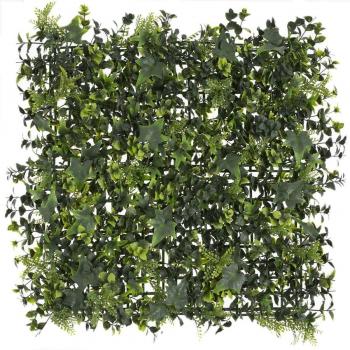 Valla de jardín natural 50 x 50 x 2 cm