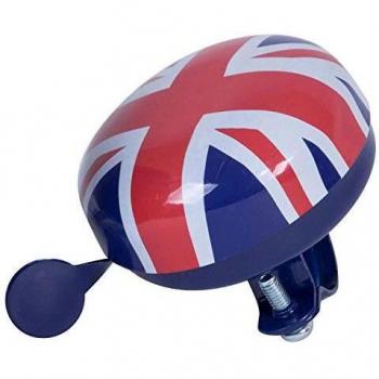 KIDDIMOTO Timbre pequeña Campana de Bicicleta 58 mm - Bandera de Reino Unido