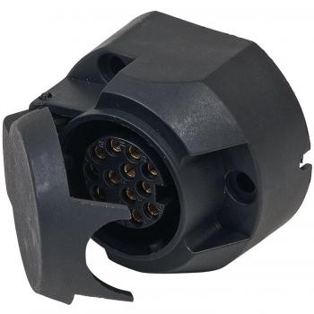 Cartrend 80113 Toma de corriente de 13-pins, 12 Voltios, ISO 11446, DIN-V 72570 T.1