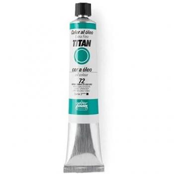 ÃLEO VERDE COBALTO OSCURO TITAN Extrafino 6 - 20ml. NÂº 72