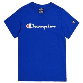 Camiseta de Manga Corta Infantil Champion Crewneck Azul