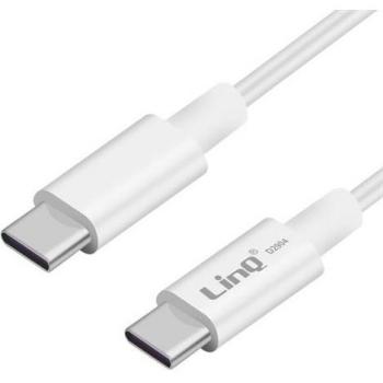 Cable de carga y sincronización USB C a USB C 100W Power Delivery 65cm
