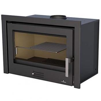 Estufa de Leña Insertable Bronpi Rioja 13 kW con Turbinas