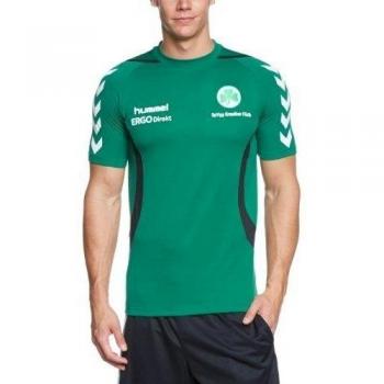Hummel T-Shirt Furth Tee 2013 - Camiseta de fitness para hombre, color verde oscuro, talla S