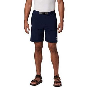 Columbia Lodge Woven Short Pantalón Corto, Hombre, Blue, l