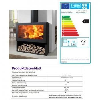 EEK A EcoDesign Panadero Fenix - Estufa de chimenea (7,2 kW