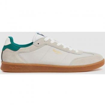 Zapatillas de piel Pepe Jeans Player Combi beige