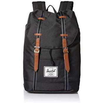 Herschel Retreat Mochila, Negro/Negro/Bronceado