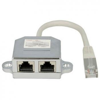 Adaptador RJ45 NIMO Universal Macho/Hembra - Adaptador de red, tipo macho a hembra, compatible con cables Ethernet, permite extender la conexión de red, diseño compacto y ligero