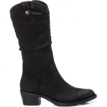 Botas Refresh 170238 para Mujer, Color Negro, Textil, Altura de Tacón 5 cm con Cierre de Cremallera