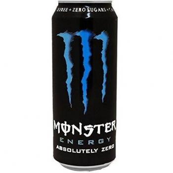 Monster - Absolutely Zero, Bebida Energética, Lata, Pack de 12x500 ml