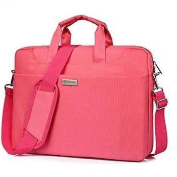Portátil Bolsa de hombro para la 13 14 15 pulgadas ordenador portátil awland multifuncional impermeable de nailon MacBook Air/Pro - Bolsa Maletín para portátil de hombro Notebook Sleeve Funda Bolso, Rosa, 13-13,3 pulgadas