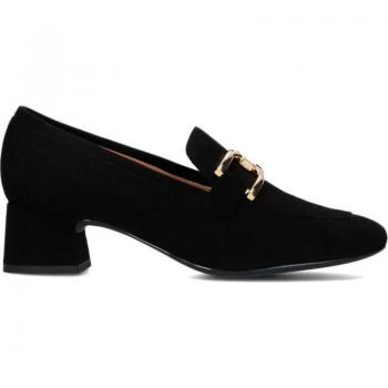 Mocasín de ante para mujer Unisa con tacón de 4 cm en color negro