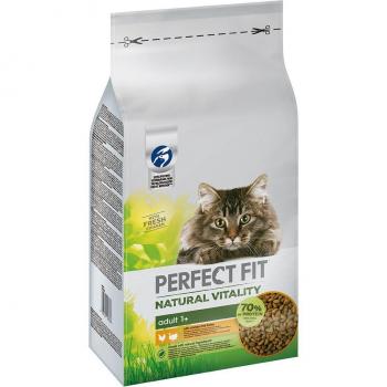 Perfect Fit Natural Vitality Adult 1+ Chicken and Turkey - Cat Food - 6 kg