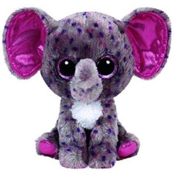 TY - Specks, peluche elefante, 15 cm, color gris