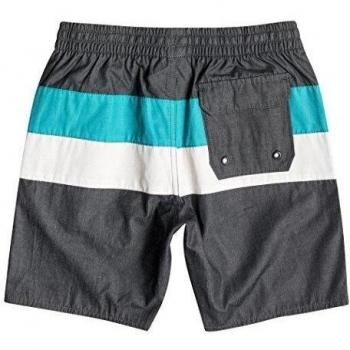 DC Shoes The Front By B JAMV - Traje de baño para niño, color negro, talla 12/M