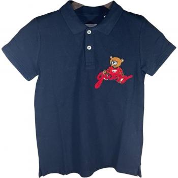 Guess Mini Me Kids Polo Shirt 100% Cotton Light Stone
