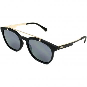 Guess Unisex Black Mirrored Sunglasses GU6907 with UV Protection