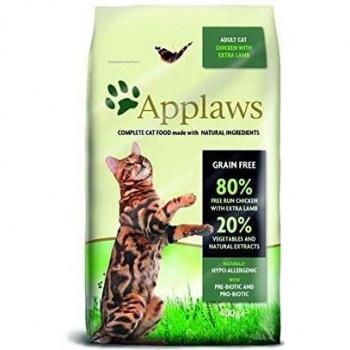 Pienso seco gato Pollo y Cordero 400 gr. Applaws