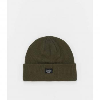 Jack & Jones Men's Basic Beanie Hat - One Size, Green